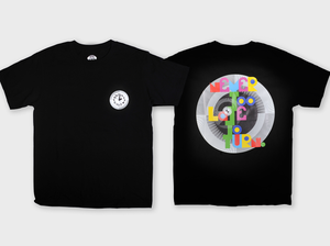 MM/PARIS / ANICORN - 2LATE2TURN STATEMENT TEE (BLACK) / 2 COLLECTION