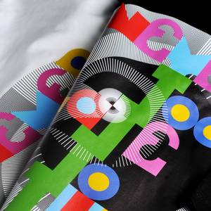 MM/PARIS / ANICORN - 2LATE2TURN STATEMENT TEE (BLACK) / 2 COLLECTION
