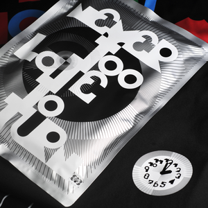 MM/PARIS / ANICORN - 2LATE2TURN STATEMENT TEE (BLACK) / 2 COLLECTION