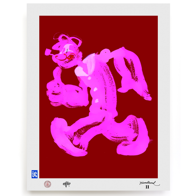 BLUNDLUND.CO.,LTD FINE ART PRINT - OKEAJ PINK RED / LIMITED EDITION OF 250