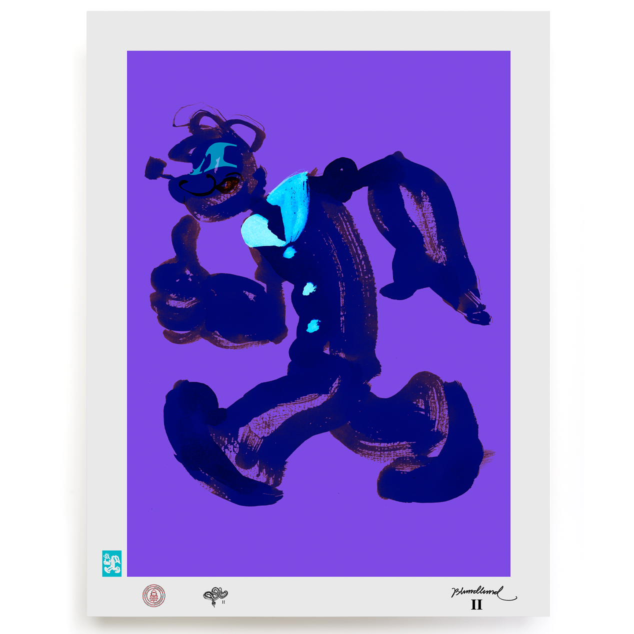 BLUNDLUND.CO.,LTD FINE ART PRINT - OKEAJ BLUE LILAC / LIMITED EDITION OF 250