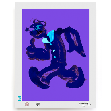 BLUNDLUND.CO.,LTD FINE ART PRINT - OKEAJ BLUE LILAC / LIMITED EDITION OF 250