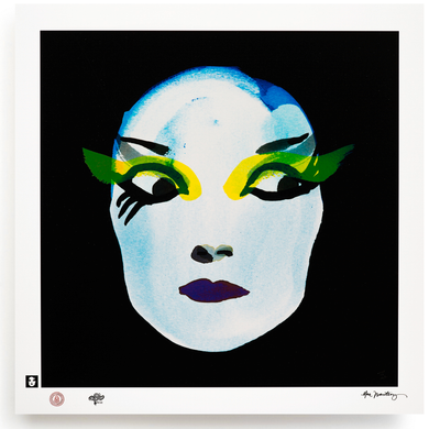 BLUNDLUND FINE ART PRINT / IN THE GUTTER - NINA WHITE & BLACK / LIMITED EDITION OF 250