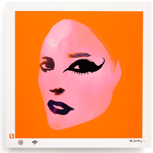 Load image into Gallery viewer, BLUNDLUND FINE ART PRINT / IN THE GUTTER - EILEEN PINK &amp; ORANGE / LIMITED EDITION OF 250

