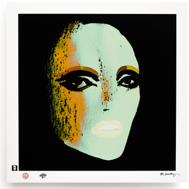 BLUNDLUND FINE ART PRINT / IN THE GUTTER - NICO GREEN & BLACK / LIMITED EDITION OF 250