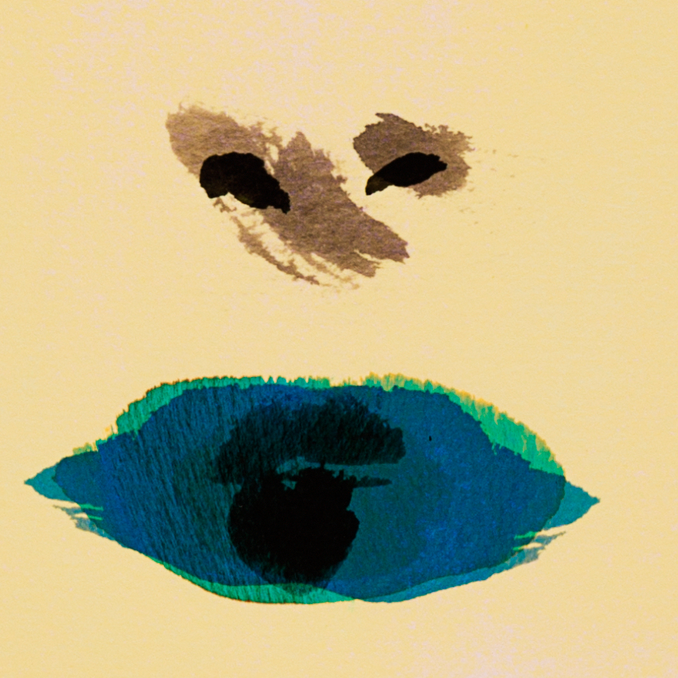 BLUNDLUND FINE ART PRINT / IN THE GUTTER - SIBYLLA WHITE & YELLOW / LIMITED EDITION OF 250