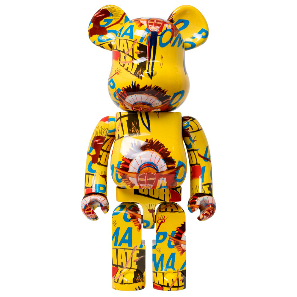 BE@RBRICK 1000% - ANDY WARHOL X JEAN-MICHEL BASQUIAT #3 / MEDICOM TOY