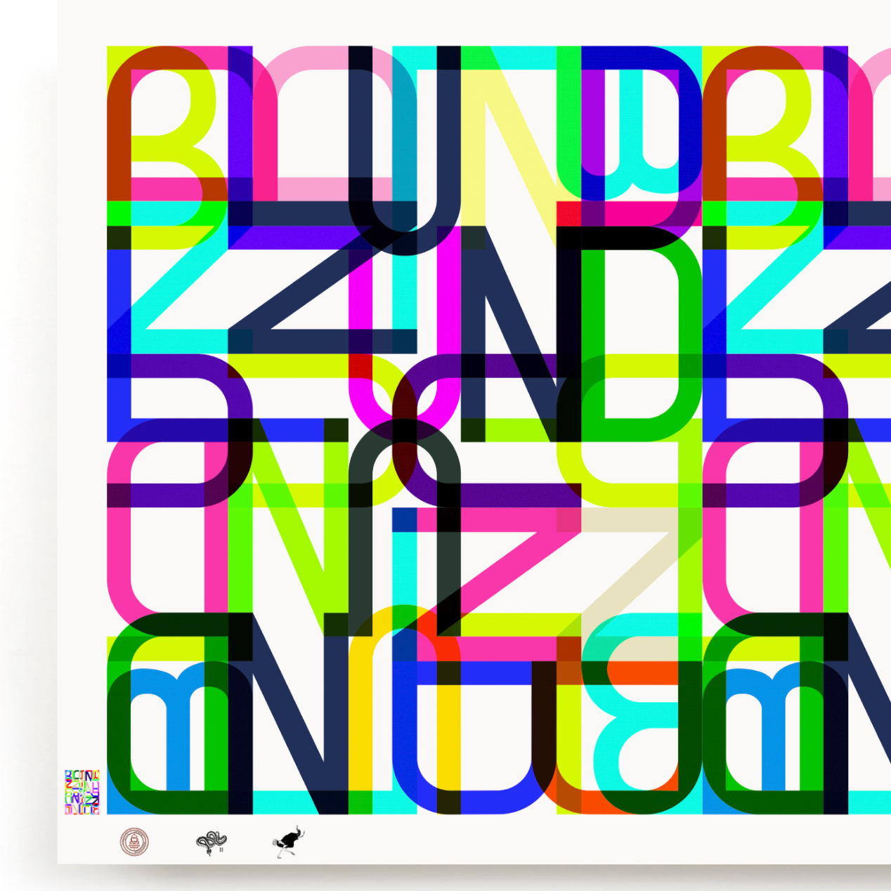 BLUNDLUND.CO.,LTD FINE ART PRINT - LETTERS  / LIMITED EDITION