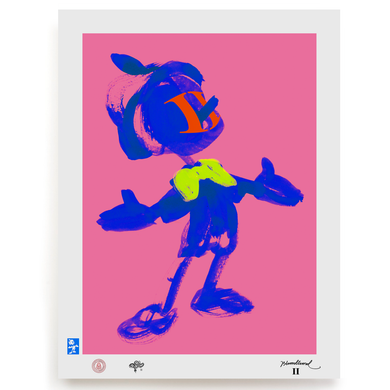 BLUNDLUND.CO.,LTD FINE ART PRINT - VOJLA BLUE PINK / LIMITED EDITION OF 250