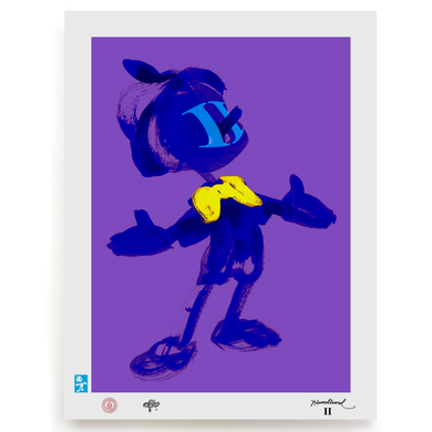 BLUNDLUND.CO.,LTD FINE ART PRINT - VOJLA BLUE PURPLE / LIMITED EDITION OF 250