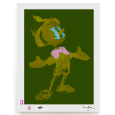 BLUNDLUND.CO.,LTD FINE ART PRINT - VOJLA BROWN GREEN / LIMITED EDITION OF 250
