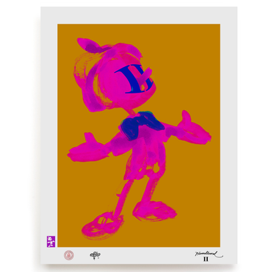 BLUNDLUND.CO.,LTD FINE ART PRINT - VOJLA PINK BROWN / LIMITED EDITION OF 250