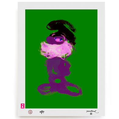 BLUNDLUND.CO.,LTD FINE ART PRINT - OK LILAC GREEN / LIMITED EDITION OF 250