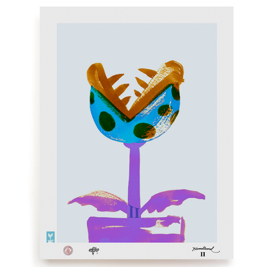 BLUNDLUND.CO.,LTD FINE ART PRINT - SWEEET BLUE STONE-GREY / LIMITED EDITION OF 250