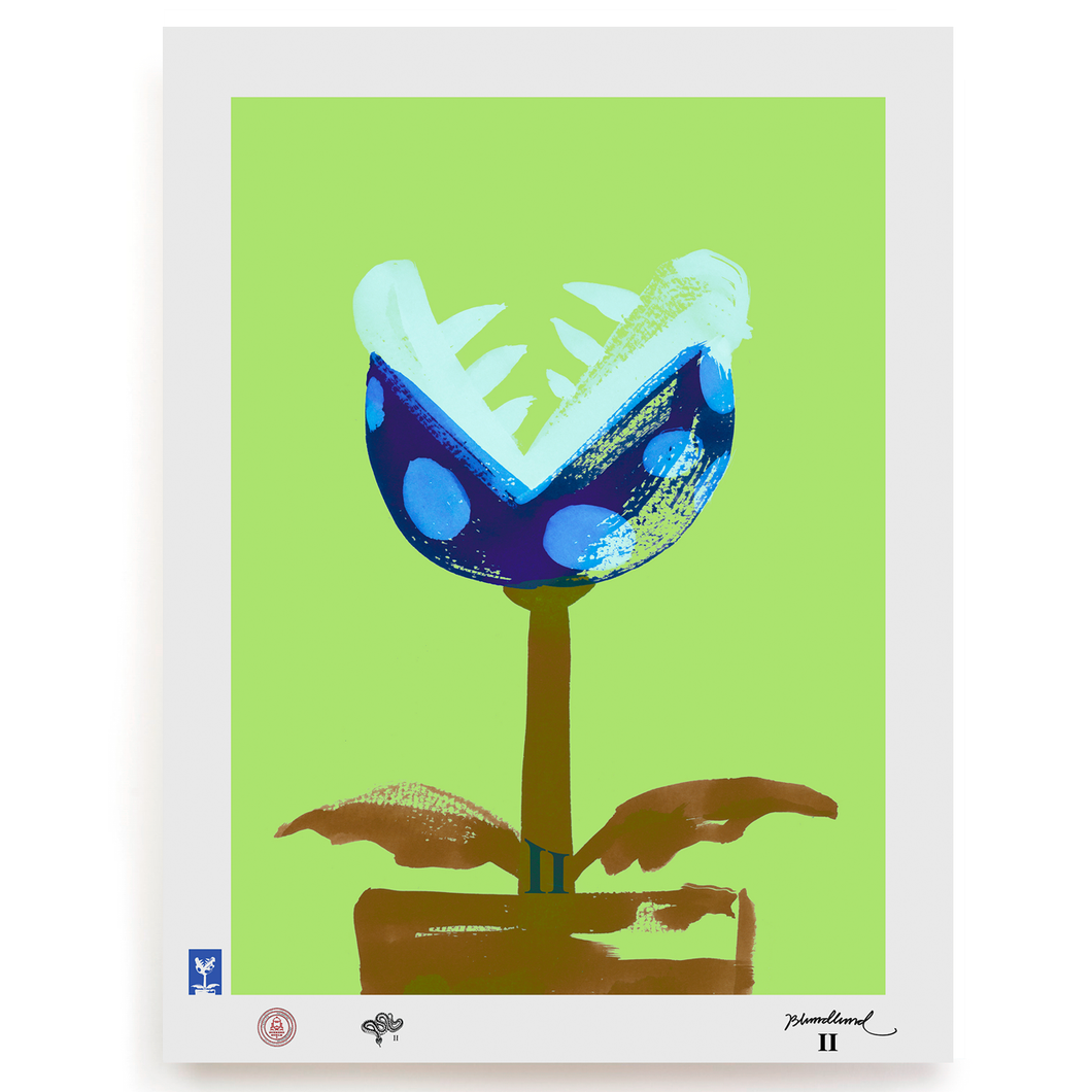BLUNDLUND.CO.,LTD FINE ART PRINT - SWEEET BLUE GREEN / LIMITED EDITION OF 250