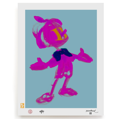 BLUNDLUND.CO.,LTD FINE ART PRINT - VOJLA PINK BLUE / LIMITED EDITION OF 250