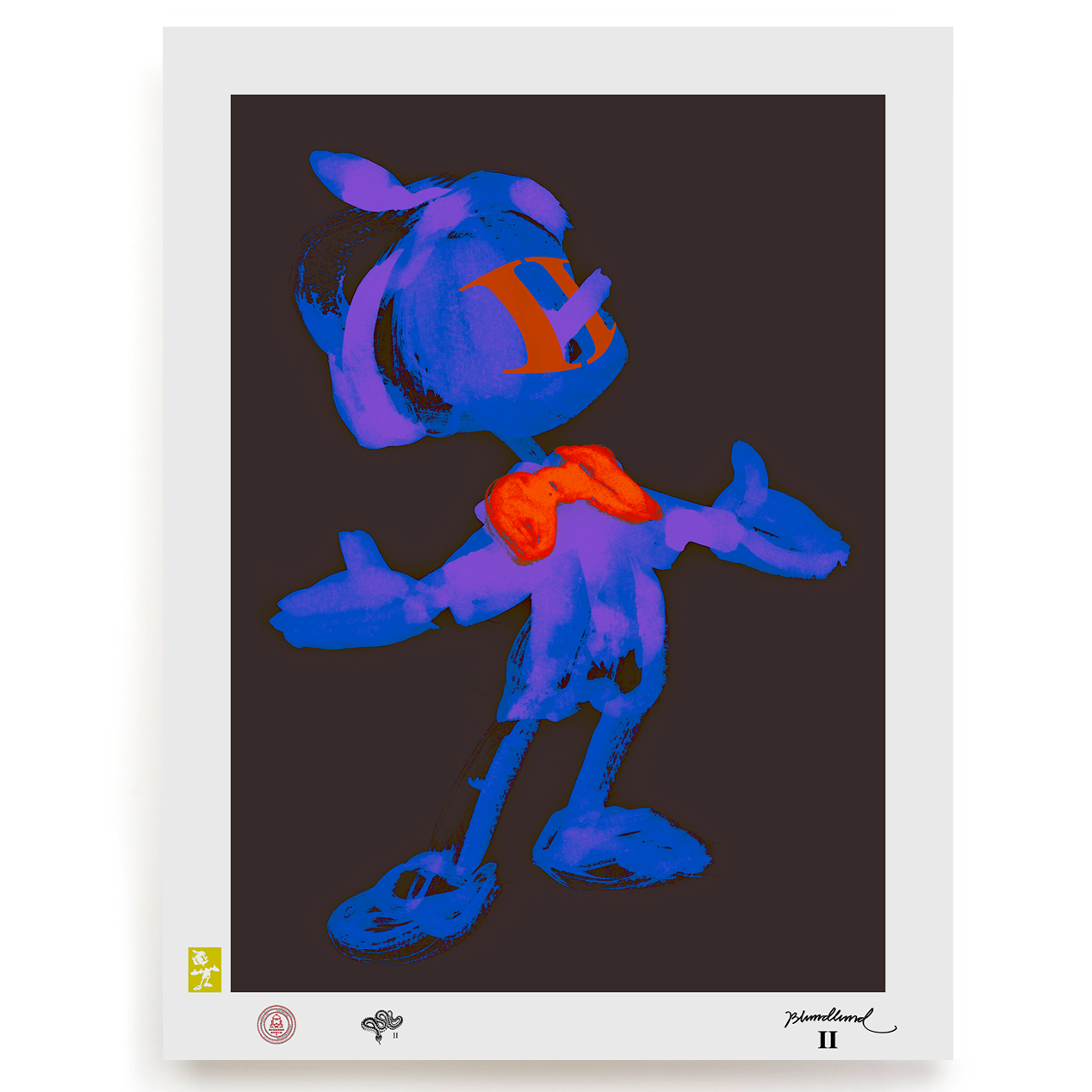 BLUNDLUND.CO.,LTD FINE ART PRINT - VOJLA LILAC BLACK / LIMITED EDITION OF 250