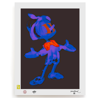 BLUNDLUND.CO.,LTD FINE ART PRINT - VOJLA LILAC BLACK / LIMITED EDITION OF 250