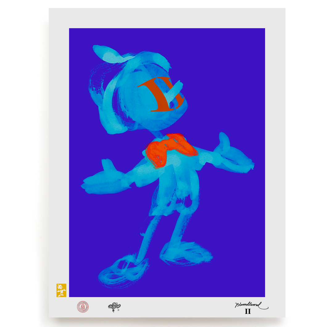 BLUNDLUND.CO.,LTD FINE ART PRINT - VOJLA BLUE BLUE / LIMITED EDITION OF 250