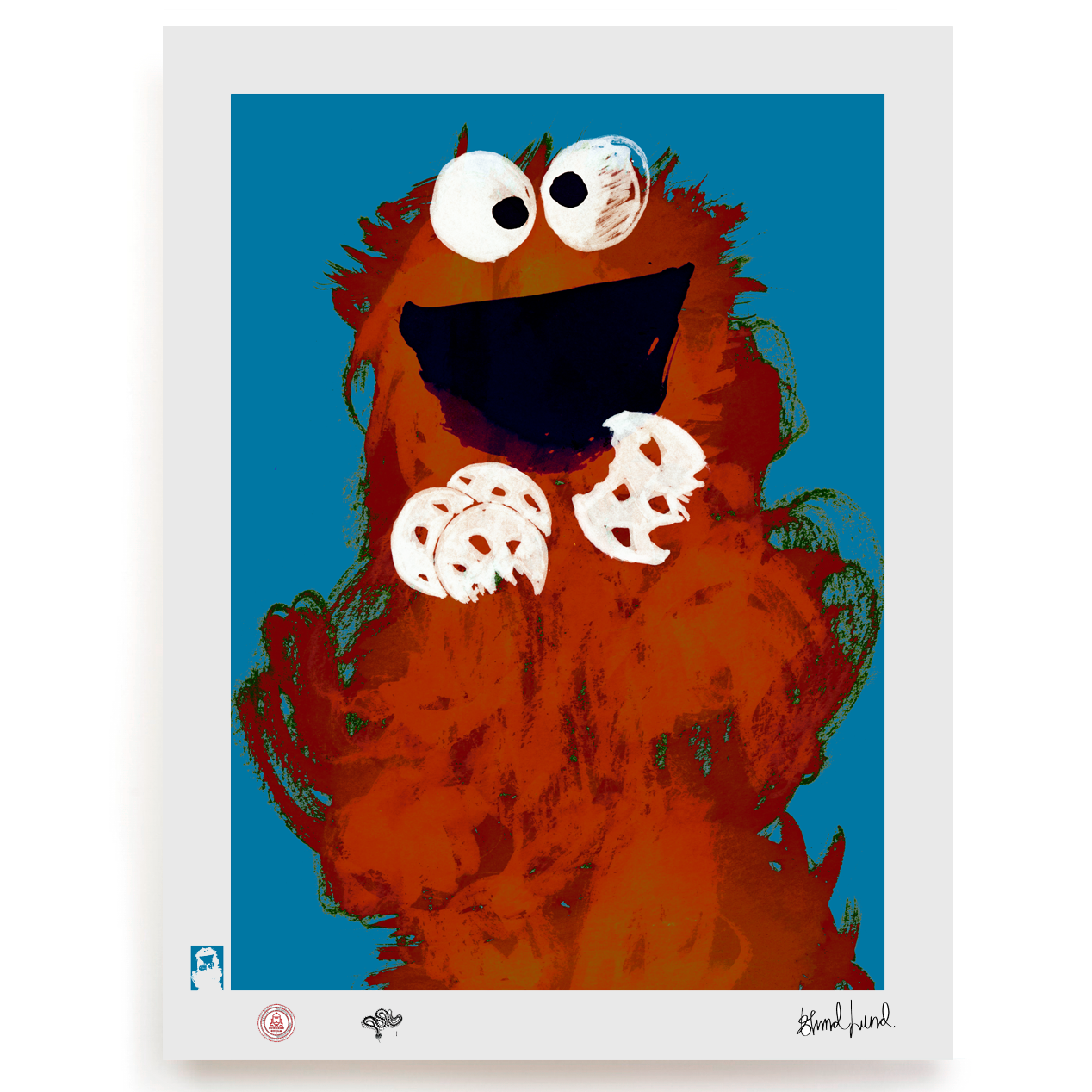 BLUNDLUND.CO.,LTD FINE ART PRINT - MONSTER BR / LIMITED EDITION OF 250