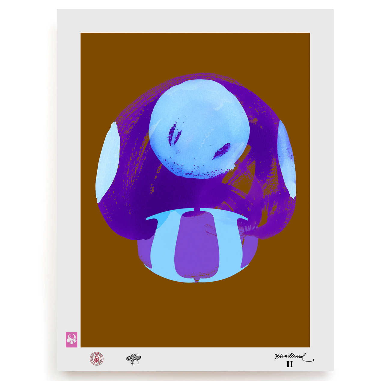 BLUNDLUND.CO.,LTD FINE ART PRINT - NIJCE LILAC BROWN / LIMITED EDITION OF 250
