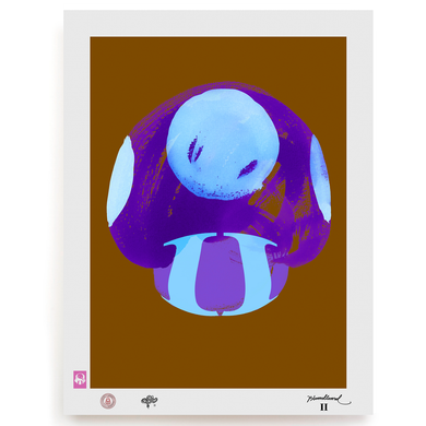 BLUNDLUND.CO.,LTD FINE ART PRINT - NIJCE LILAC BROWN / LIMITED EDITION OF 250