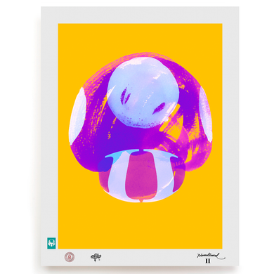 BLUNDLUND.CO.,LTD FINE ART PRINT - NIJCE LILAC YELLOW / LIMITED EDITION OF 250