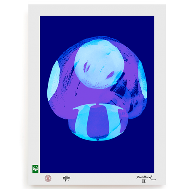 BLUNDLUND.CO.,LTD FINE ART PRINT - NIJCE LILAC BLUE / LIMITED EDITION OF 250