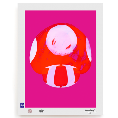 BLUNDLUND.CO.,LTD FINE ART PRINT - NIJCE RED PINK / LIMITED EDITION OF 250