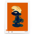 BLUNDLUND FINE ART PRINT - GRRR BLUE ORANGE / LIMITED EDITION
