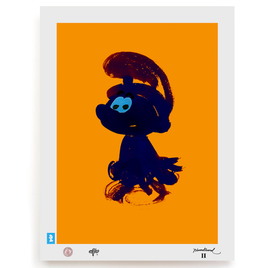 BLUNDLUND.CO.,LTD FINE ART PRINT - UHU LILAC YELLOW / LIMITED EDITION OF 250