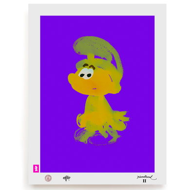 BLUNDLUND.CO.,LTD FINE ART PRINT - UHU YELLOW LILAC / LIMITED EDITION OF 250