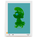 BLUNDLUND.CO.,LTD FINE ART PRINT - UHU GREEN TURQUOISE / LIMITED EDITION OF 250