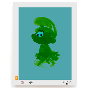 BLUNDLUND.CO.,LTD FINE ART PRINT - UHU GREEN TURQUOISE / LIMITED EDITION OF 250