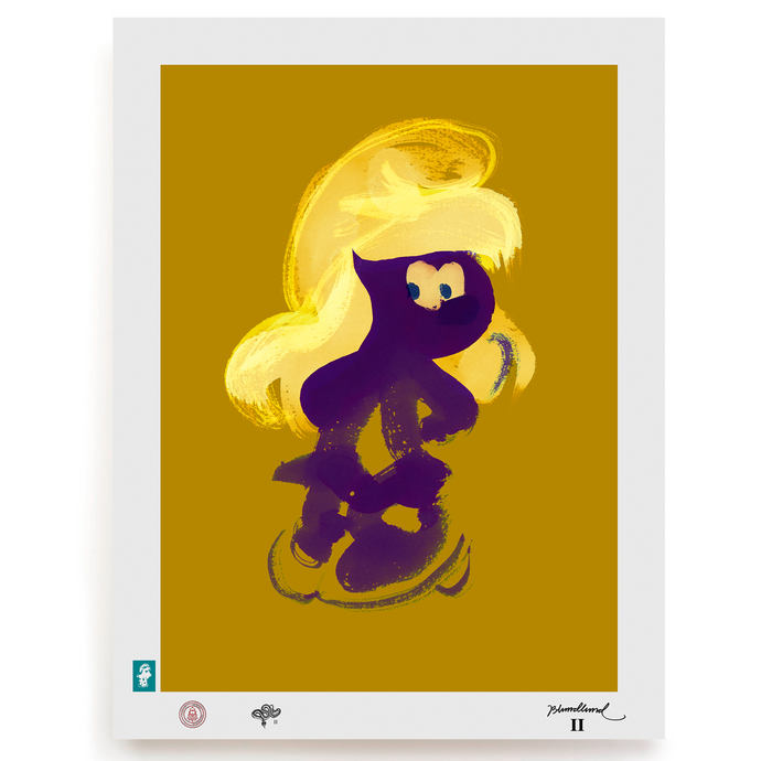BLUNDLUND.CO.,LTD FINE ART PRINT - YEAH LILAC MUSTARD / LIMITED EDITION OF 250