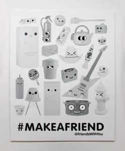 MAKEAFRIEND STICKERS - FRIENDSWITHYOU