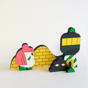 HEDOF - WODDEN ART BLOCKS #SET2 / THE JAUNT