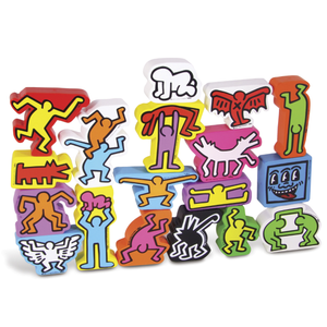 KEITH HARING / WODDEN BLOCKS