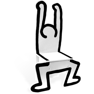 KEITH HARING - WHITE CHAIR / VILAC