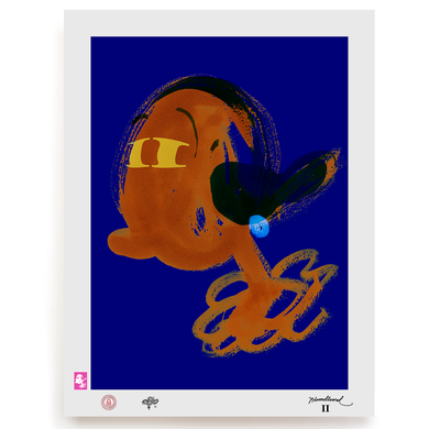 BLUNDLUND.CO.,LTD FINE ART PRINT - WEIL BROWN BLUE / LIMITED EDITION OF 250