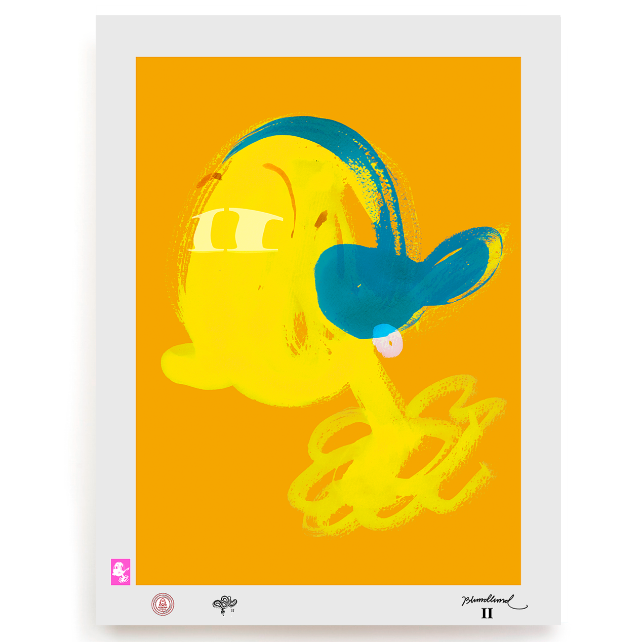 BLUNDLUND.CO.,LTD FINE ART PRINT - WEIL YELLOW YELLOW / LIMITED EDITION OF 250