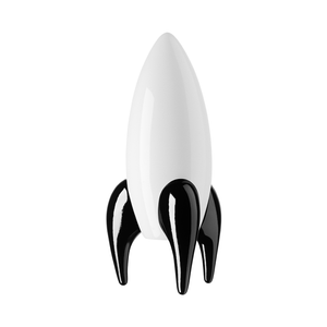 PLAYSAM - ROCKET / WHITE & BLACK