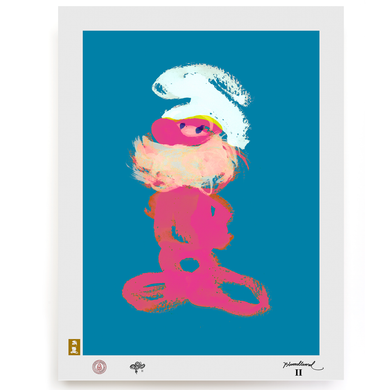BLUNDLUND.CO.,LTD FINE ART PRINT - OK PINK PETROL / LIMITED EDITION OF 250