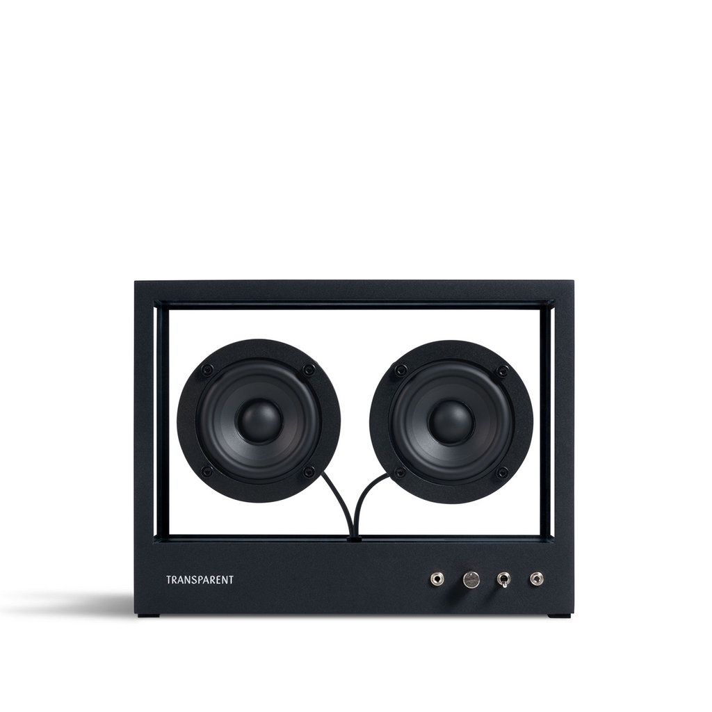 SMALL TRANSPARENT SPEAKER / BLACK