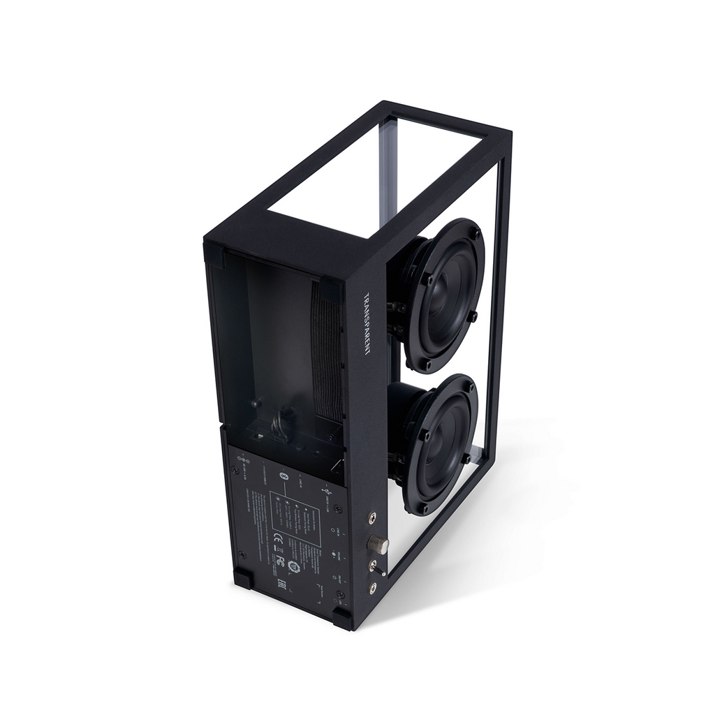 SMALL TRANSPARENT SPEAKER / BLACK