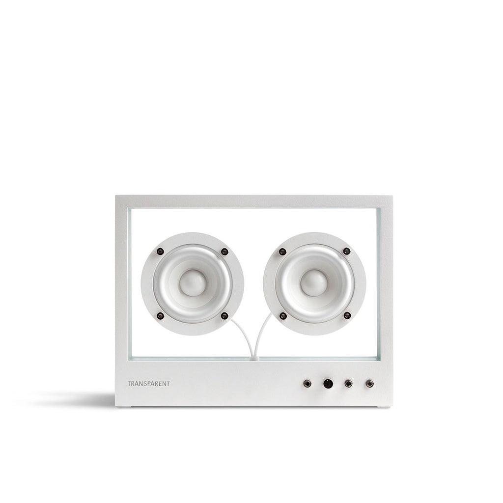 SMALL TRANSPARENT SPEAKER / WHITE