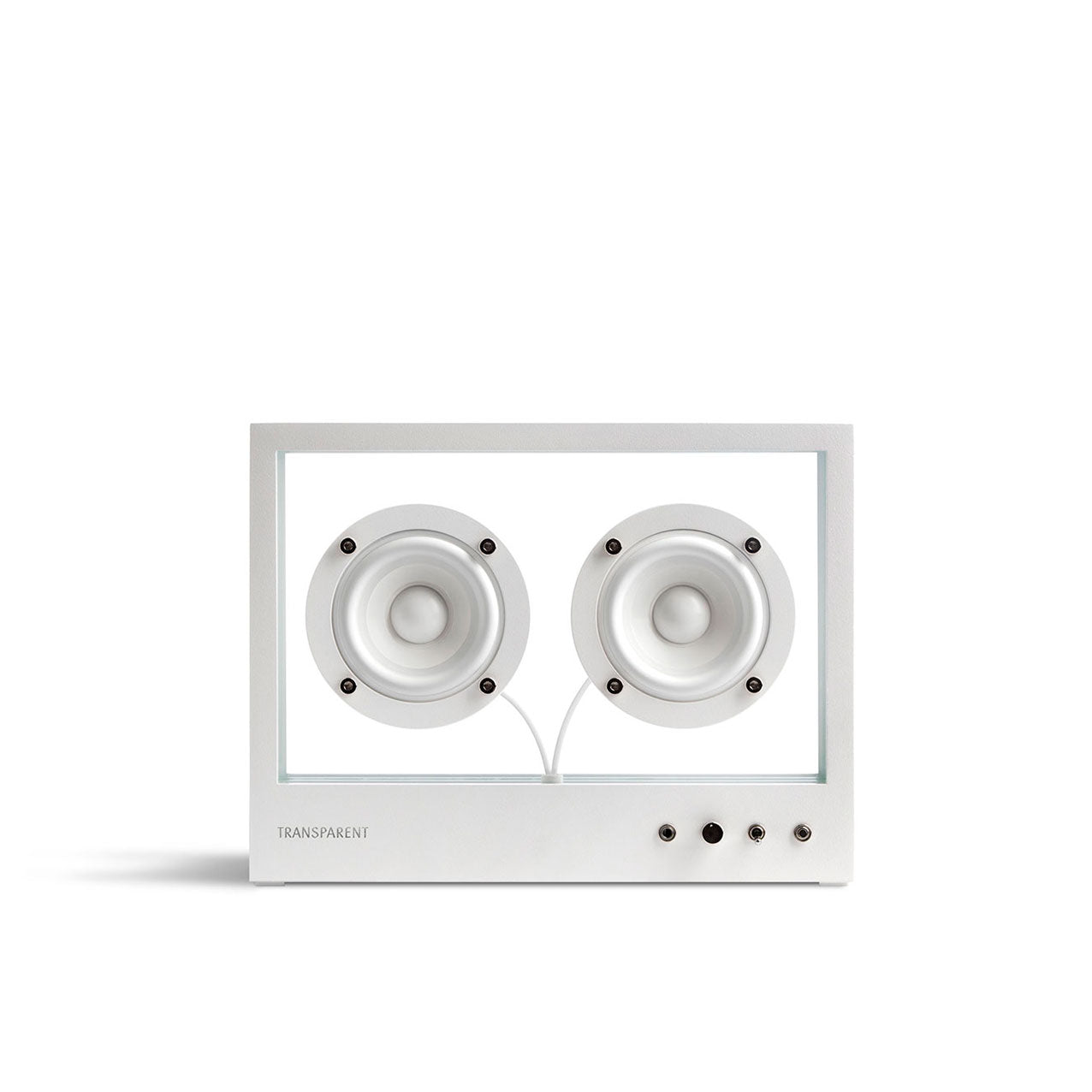 SMALL TRANSPARENT SPEAKER / WHITE