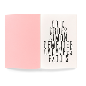 ERIC CROES & SIMON DEMEUTER - CADAVRES EXQUIS / TRIANGLE BOOKS