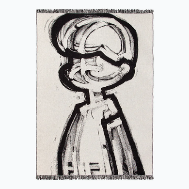 YUTAKA HASHIMOTO - 'STUDY FOR NULL'  TAPESTRY THROW  /  FLEXX LEX