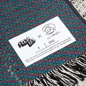YUTAKA HASHIMOTO - 'STUDY FOR NULL'  TAPESTRY THROW  /  FLEXX LEX